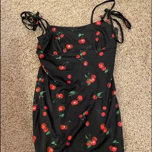 Summer cherry dress